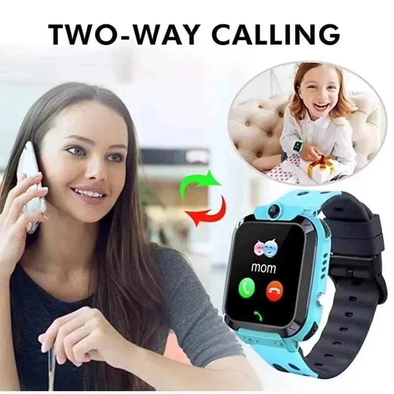 2027 New 5G Kids Smart Watch GPS Location Sim Card Call SOS Camera Waterproof Child Watch for Boys Girls Present Gift
